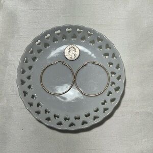 Sterling silver hoop,925